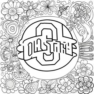 Ohio State Logo Coloring Page | Ohio State coloring page