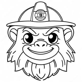 Ohio State Buckeyes Mascot Coloring Page | Ohio State coloring page
