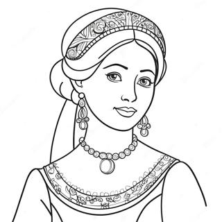 Isabella Encanto Coloring Page | Isabella Encanto coloring page
