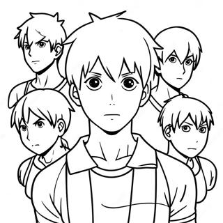 Haikyuu Coloring Page | Haikyuu coloring page