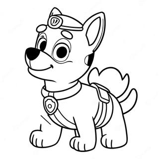 Rocky Patrulha Canina Páginas para Colorir