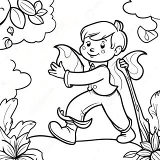 Jack and the Beanstalk Coloring Page | Jack and the Beanstalk coloring page