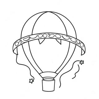 Bright Congratulations Balloon Coloring Page | Congratulations coloring page