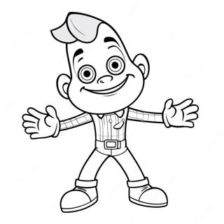 Jimmy Neutron Coloring Page | Jimmy Neutron coloring page