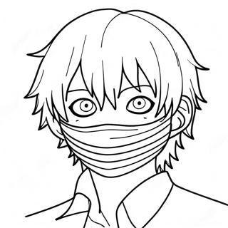 Tokyo Ghoul Páginas para Colorear