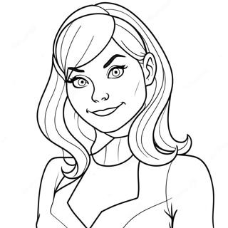 Gwen Stacy Coloring Page | Gwen Stacy coloring page