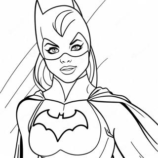 Batgirl Coloring Page | Batgirl coloring page