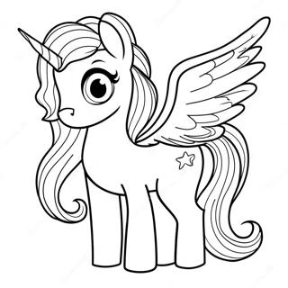 Alicorn Coloring Page | Alicorn coloring page