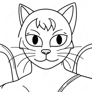 Cat Noir Coloring Page | Cat Noir coloring page
