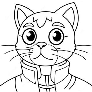 Adventurous Cat Noir Coloring Page | Cat Noir coloring page