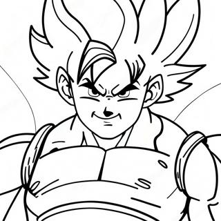 Goku Super Saiyan Blau Malvorlagen