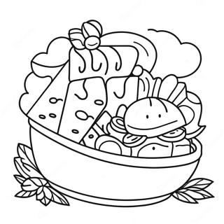 Line Art Coloring Page for Kids | Line Art coloring page