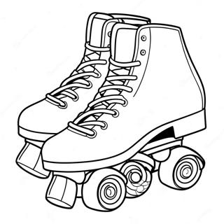 Roller Skate Coloring Page | Roller Skate coloring page