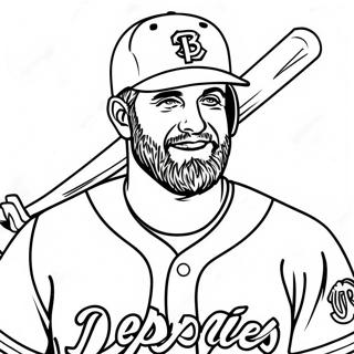 Bryce Harper Coloring Page | Bryce Harper coloring page