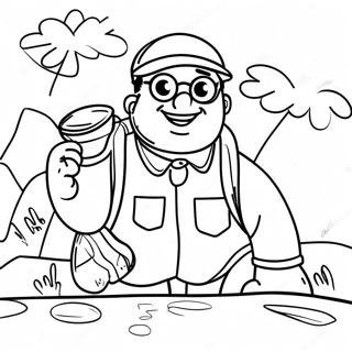 Wally Darling Adventure Coloring Page | Wally Darling coloring page
