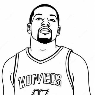 Kevin Durant Coloring Page | Kevin Durant coloring page
