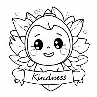 World Kindness Day Coloring Page | World Kindness Day coloring page