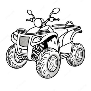 ATV Coloring Page | ATV coloring page