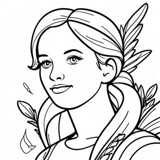 Hunger Games Coloring Page | Hunger Games coloring page