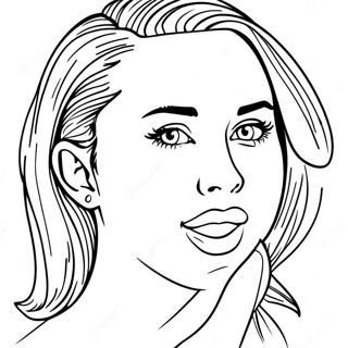 Miley Cyrus Coloring Page | Miley Cyrus coloring page