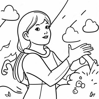 Positive Decision-Making Coloring Page | Making Good Choices coloring page