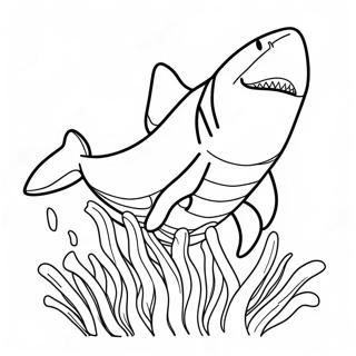 Jaws Shark Coloring Page | Jaws coloring page