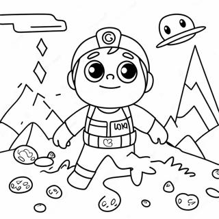 Ryan's World Adventure Coloring Page | Ryan's World coloring page