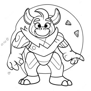 Trollhunters Coloring Page | Trollhunters coloring page