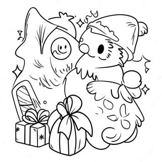 Christmas Story Coloring Page | Christmas Story coloring page