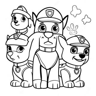 Paw Patrol Ostern Malvorlagen