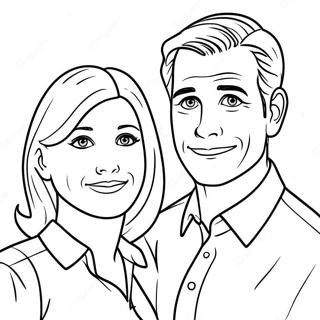 Steve and Maggie Coloring Page | Steve and Maggie coloring page