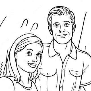 Steve and Maggie Adventure Coloring Page | Steve and Maggie coloring page