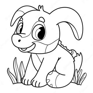 Fun Animal Outline Coloring Page | Outline coloring page
