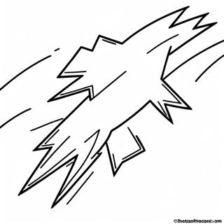 Lightning Bolt Coloring Page | Bolt coloring page