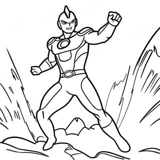 Ultraman Coloring Page | Ultraman coloring page
