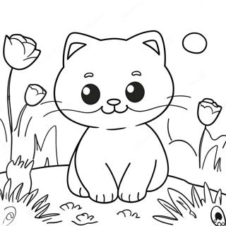 Catnap Poppy Playtime Coloring Page | Catnap Poppy Playtime coloring page