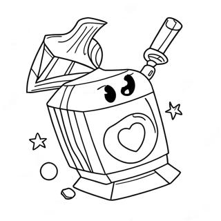Dreidel Hanukkah Coloring Page | Dreidel Hanukkah coloring page
