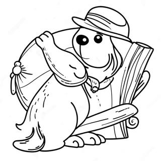 Padres Coloring Page | Padres coloring page