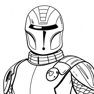 Cobra Commander GI Joe Coloring Page | GI Joe coloring page