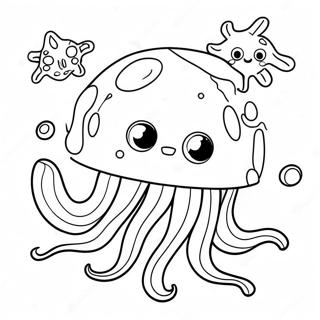 Méduse Coloriages