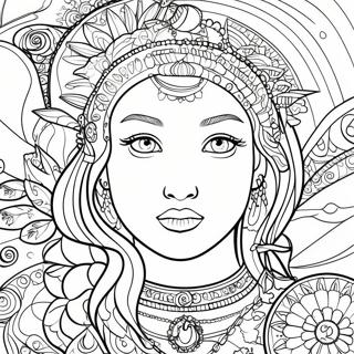 Fearless Album Art Coloring Page | Taylor Swift Album coloring page