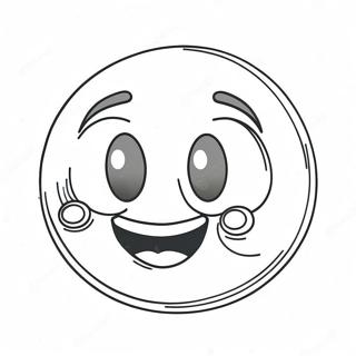 Emoji Coloring Page | Emoji coloring page
