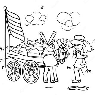 Kansas Day Celebration Coloring Page | Kansas Day coloring page