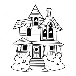 Monster House Coloring Page | Monster House coloring page