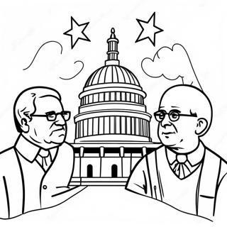 Patriotic Constitution Day Coloring Page | Constitution Day coloring page