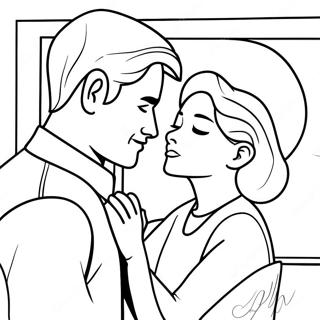 Heartfelt Goodbye Coloring Page | Goodbye coloring page