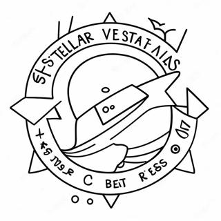 Stellar VBS Logo Coloring Page | Stellar VBS coloring page