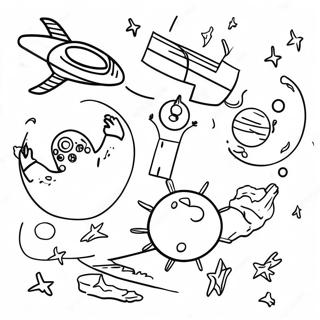 Colorful Stellar VBS Characters Coloring Page | Stellar VBS coloring page