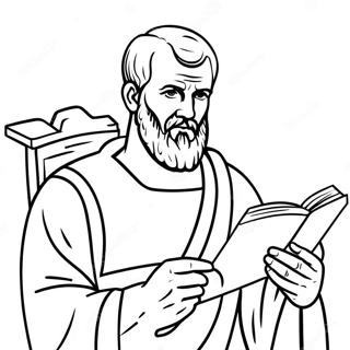 Apostle Paul Coloring Page | Apostle Paul coloring page