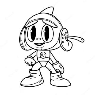 Marvin the Martian Coloring Page | Marvin the Martian coloring page